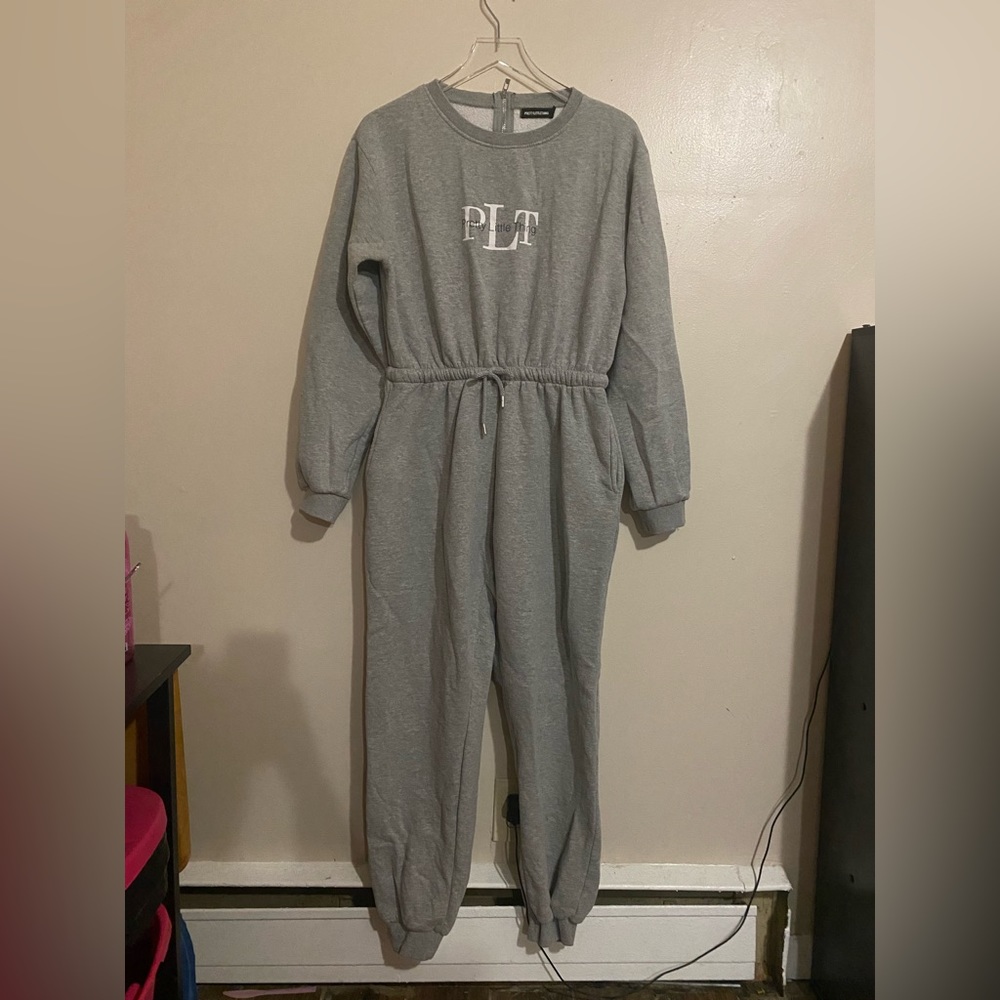 Pretty Little Thing Grey Heather Jumper